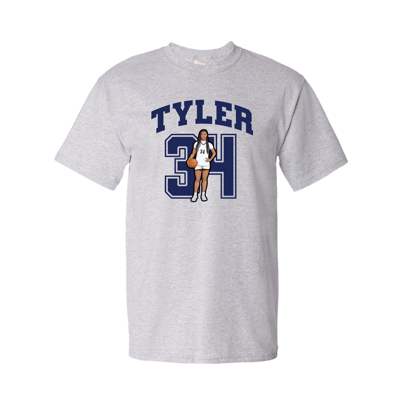 Tee — Number in Grey