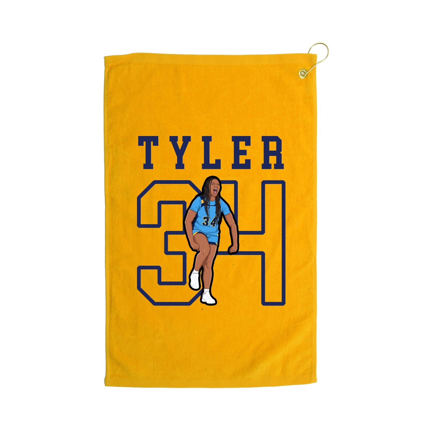 Golf Towel — Shirsey in Gold