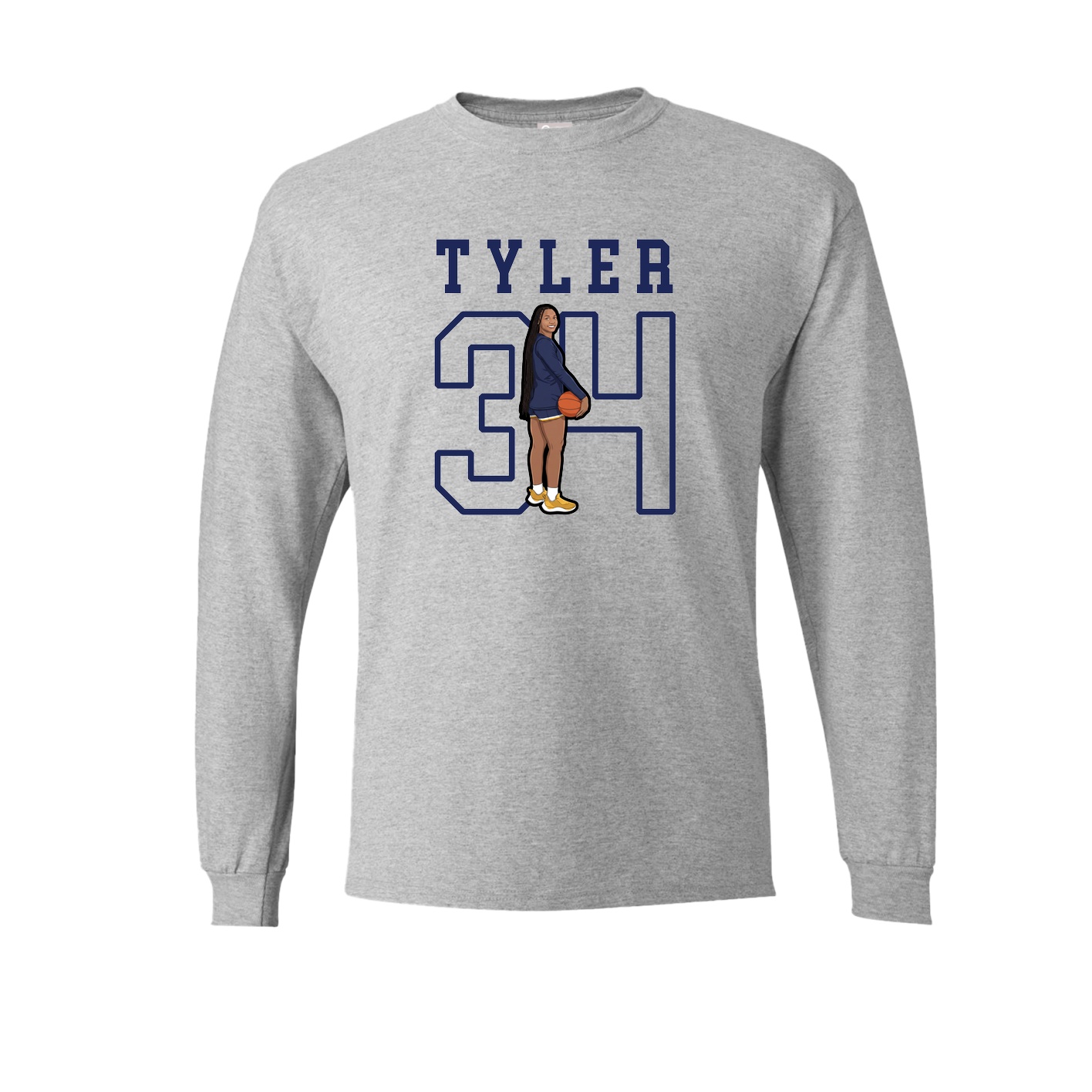Long Sleeve Tee — Shirsey in Grey