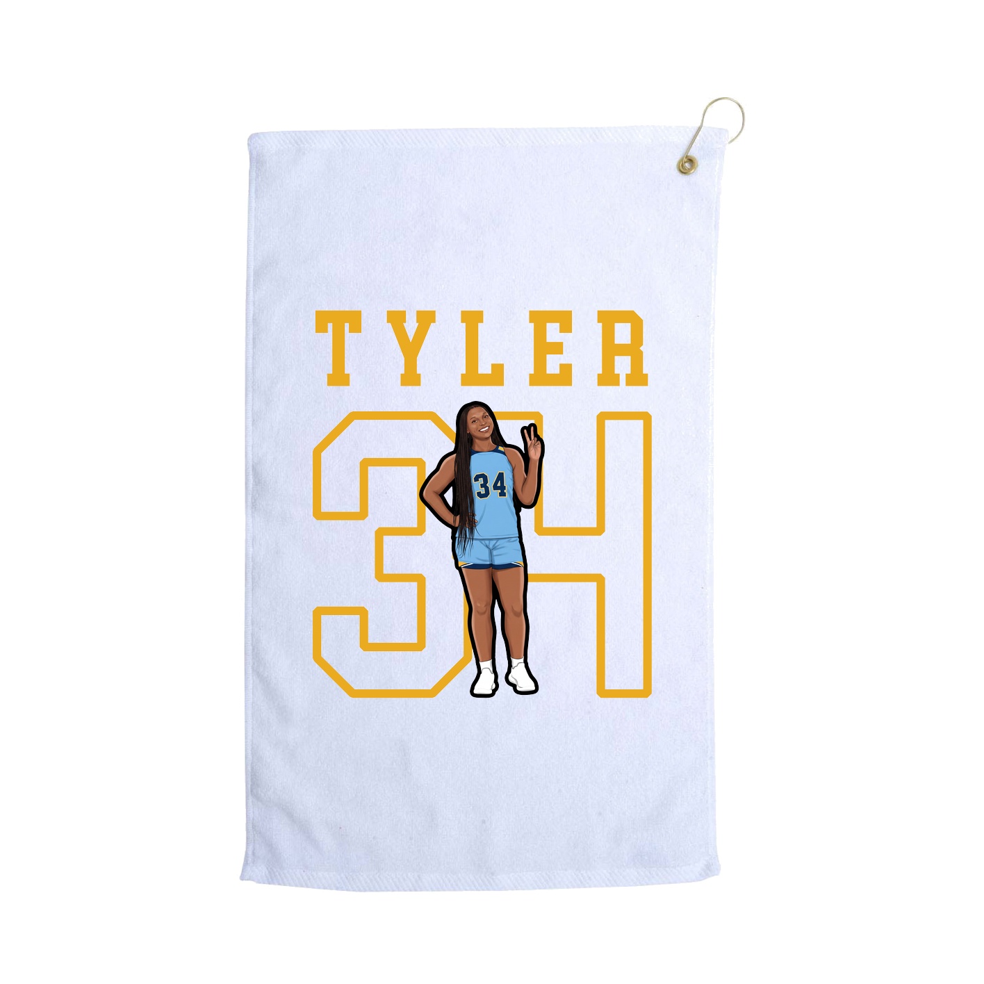Golf Towel — Shirsey in White