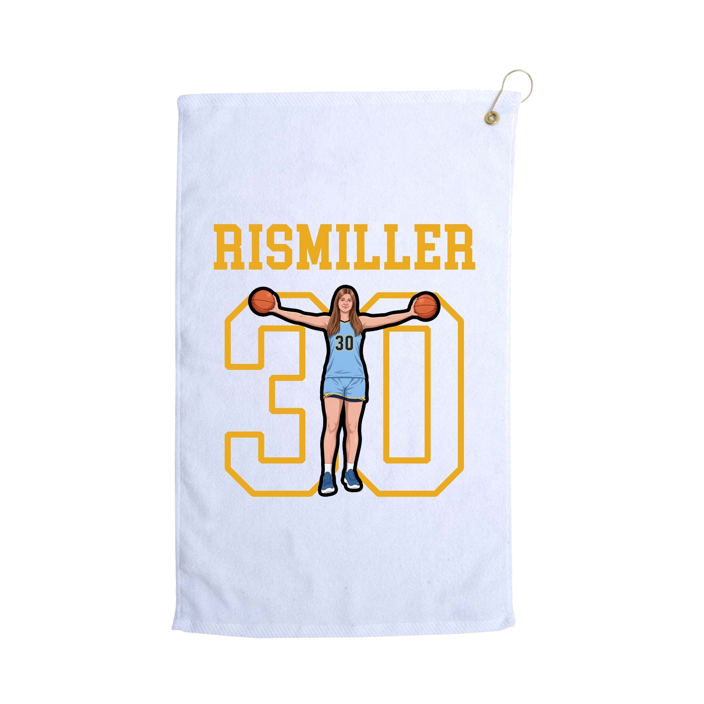 Golf Towel — Shirsey in White