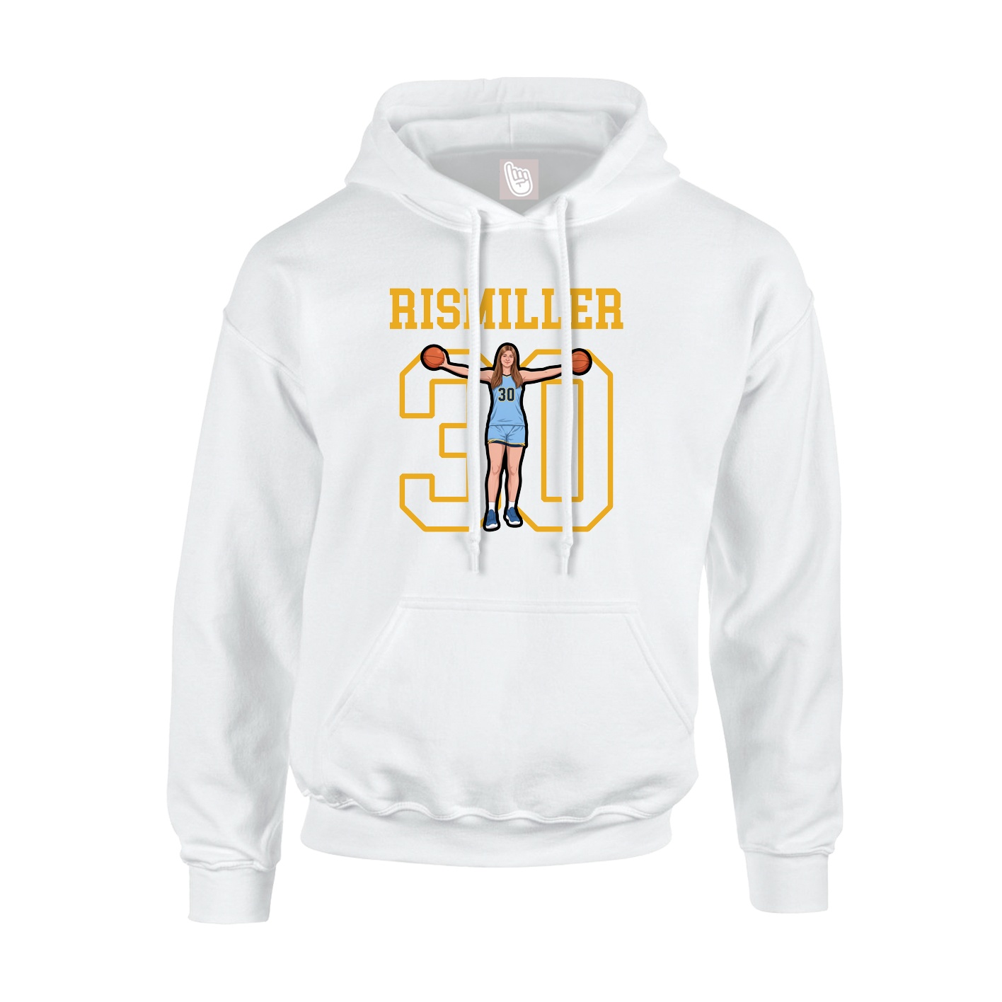 Hoodie — Shirsey in White