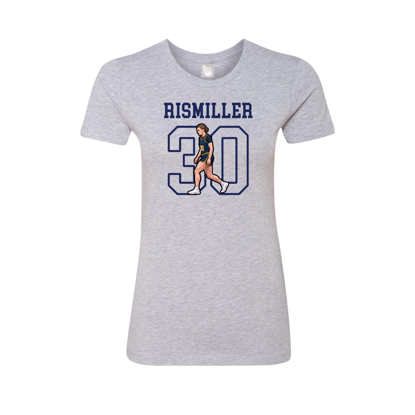 Fitted Women's Tee — Shirsey in Grey