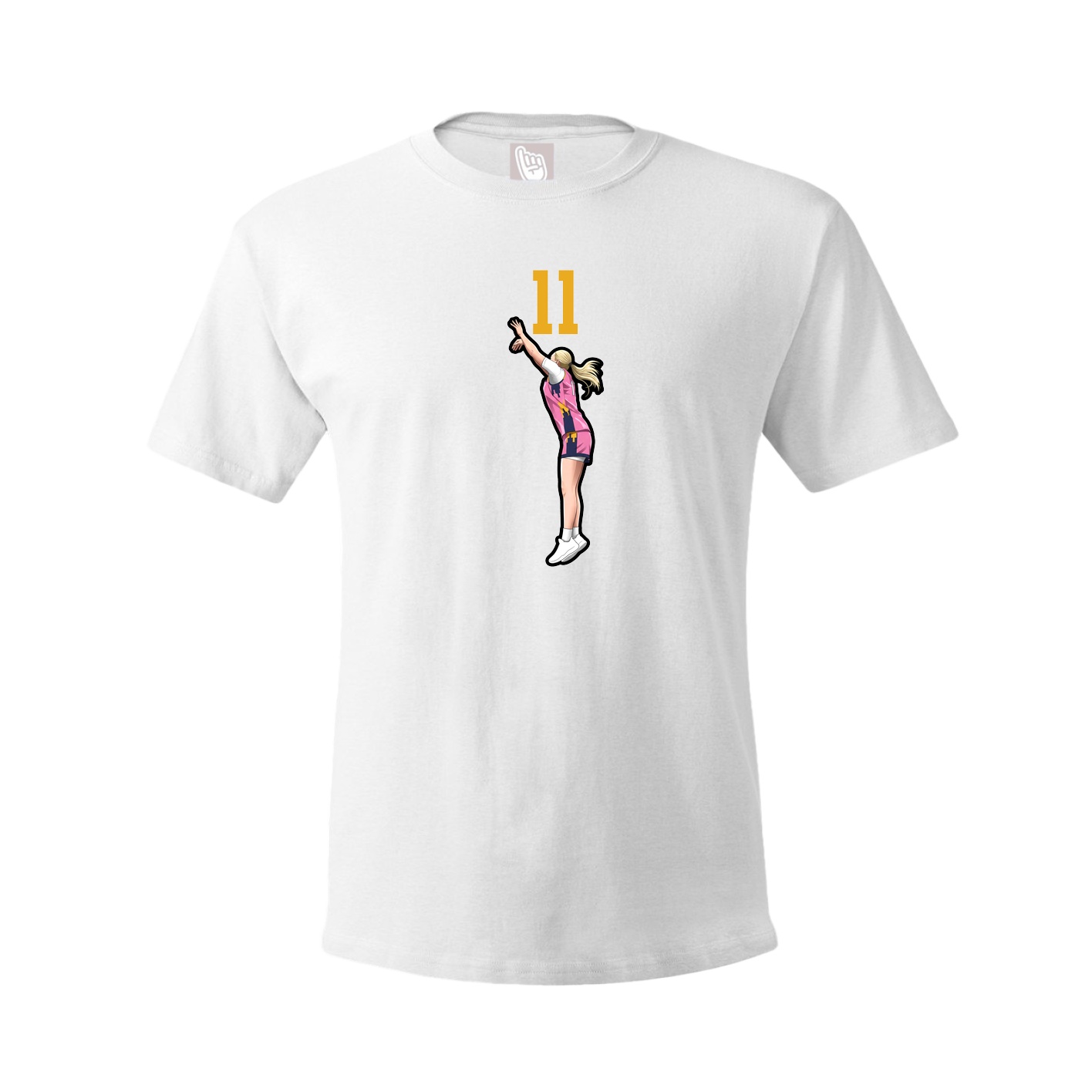 Tee — Number Top in White