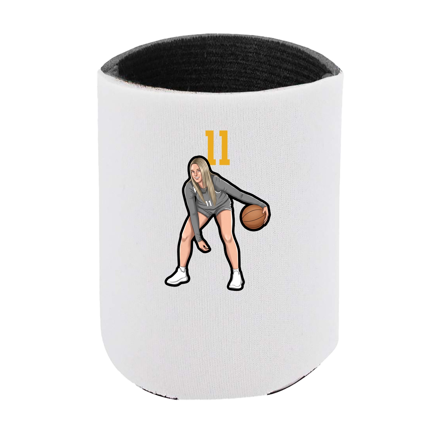 Can Holder — Number Top in White