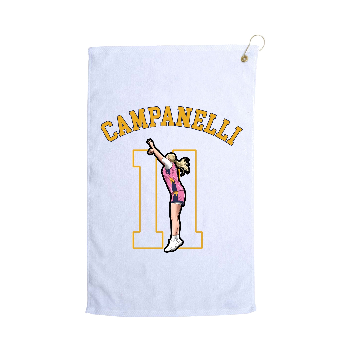 Golf Towel — Shirsey Arch in White