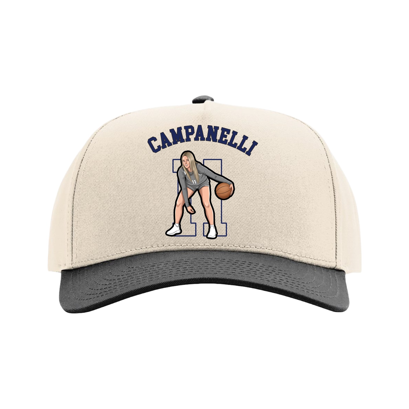 Full Fabric Five-Panel Champ Cap
