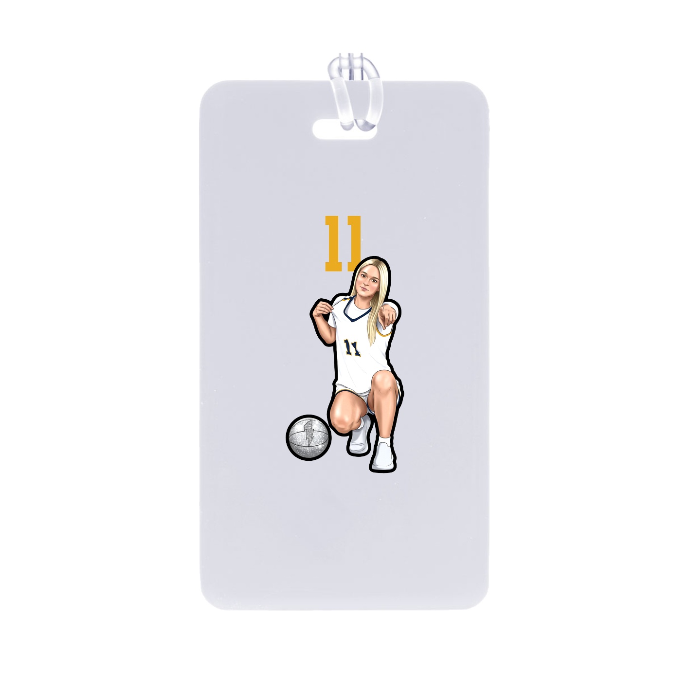 Bag Tag — Number Top in Classic