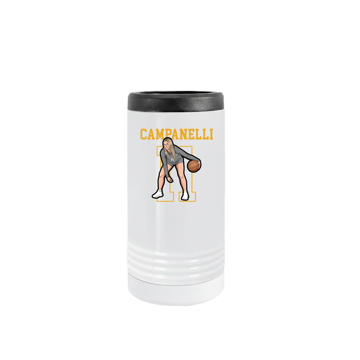 Slim Beverage Holder — Shirsey in White
