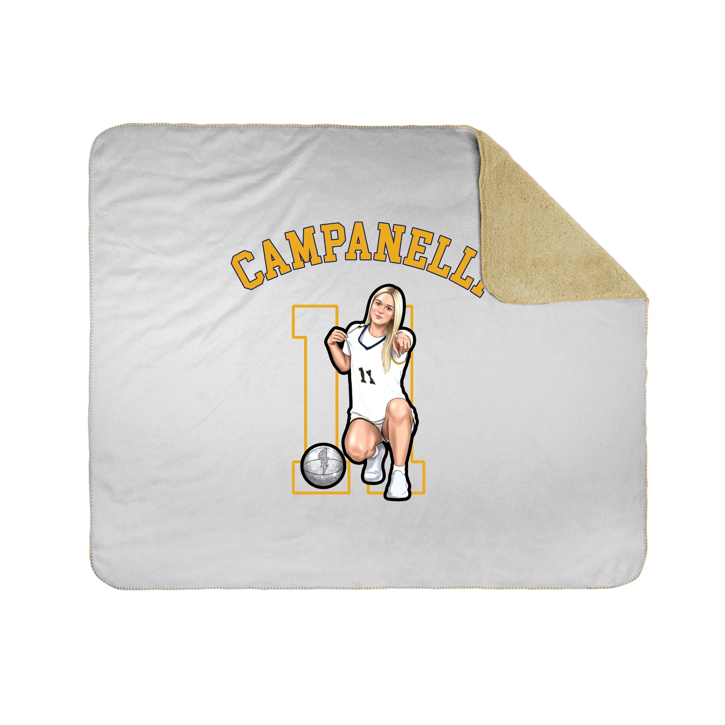 Throw Blanket — Shirsey Arch in White