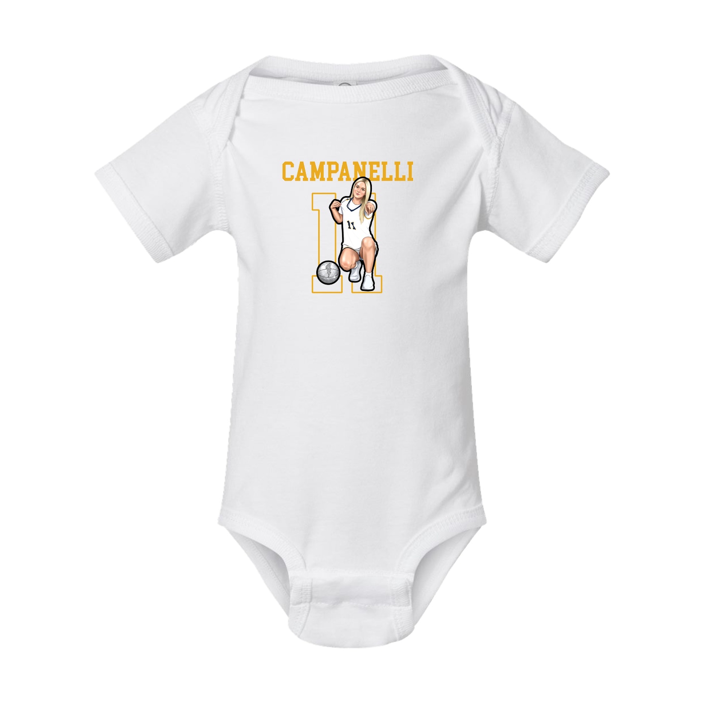 Baby Onesie — Shirsey in White