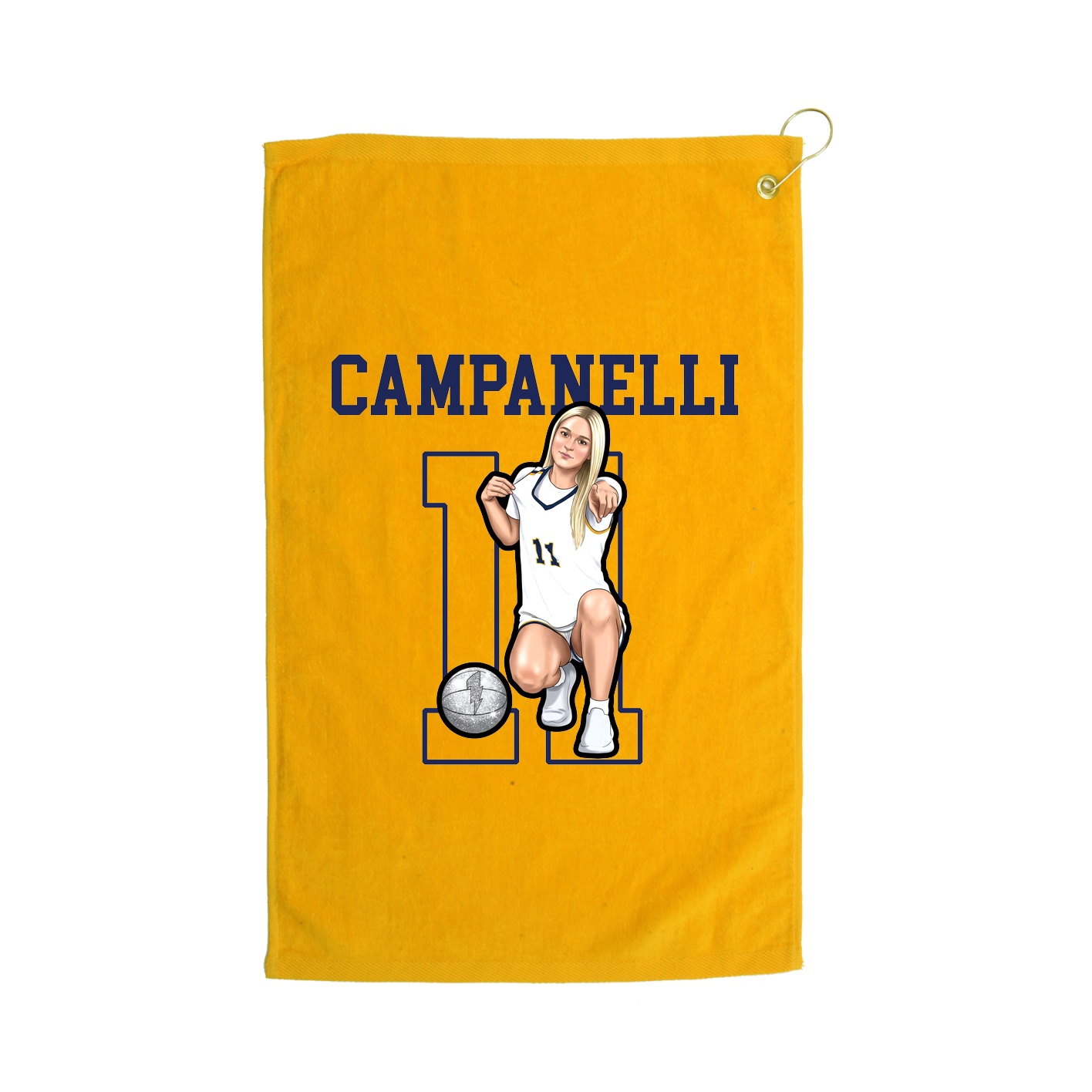 Golf Towel — Shirsey in Gold