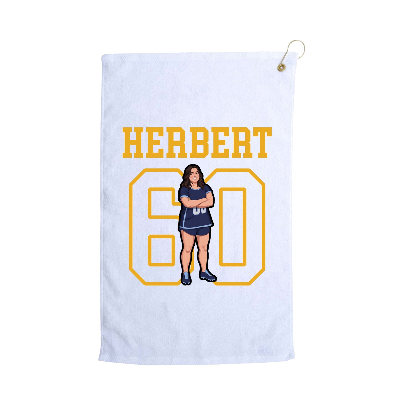 Golf Towel — Shirsey in White