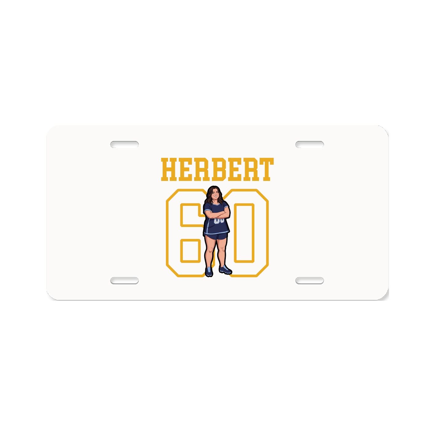 License Plate — Shirsey in Classic