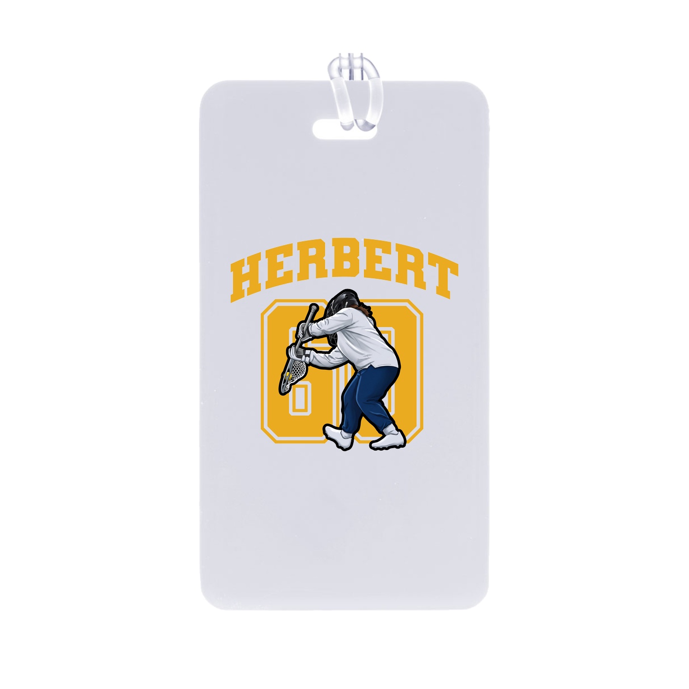 Bag Tag — Number in Classic