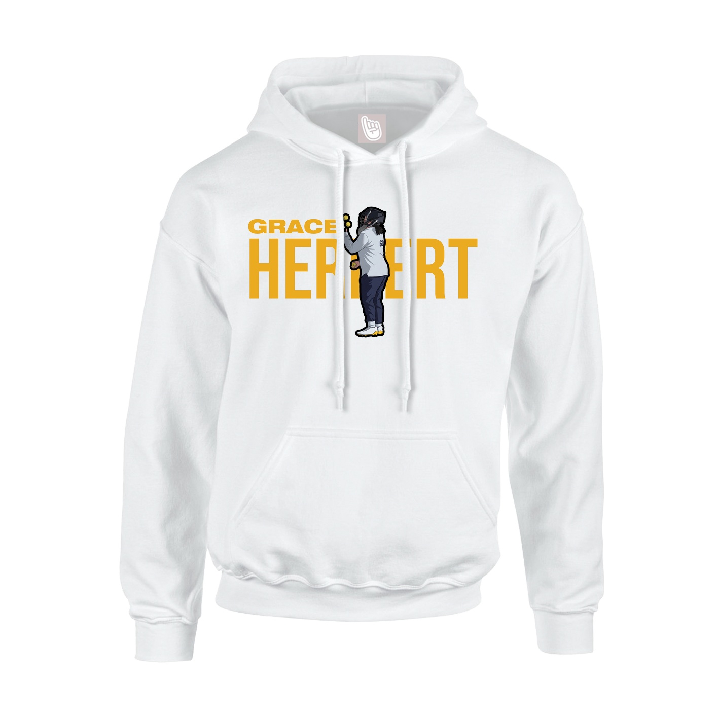 Hoodie — Player Name in White