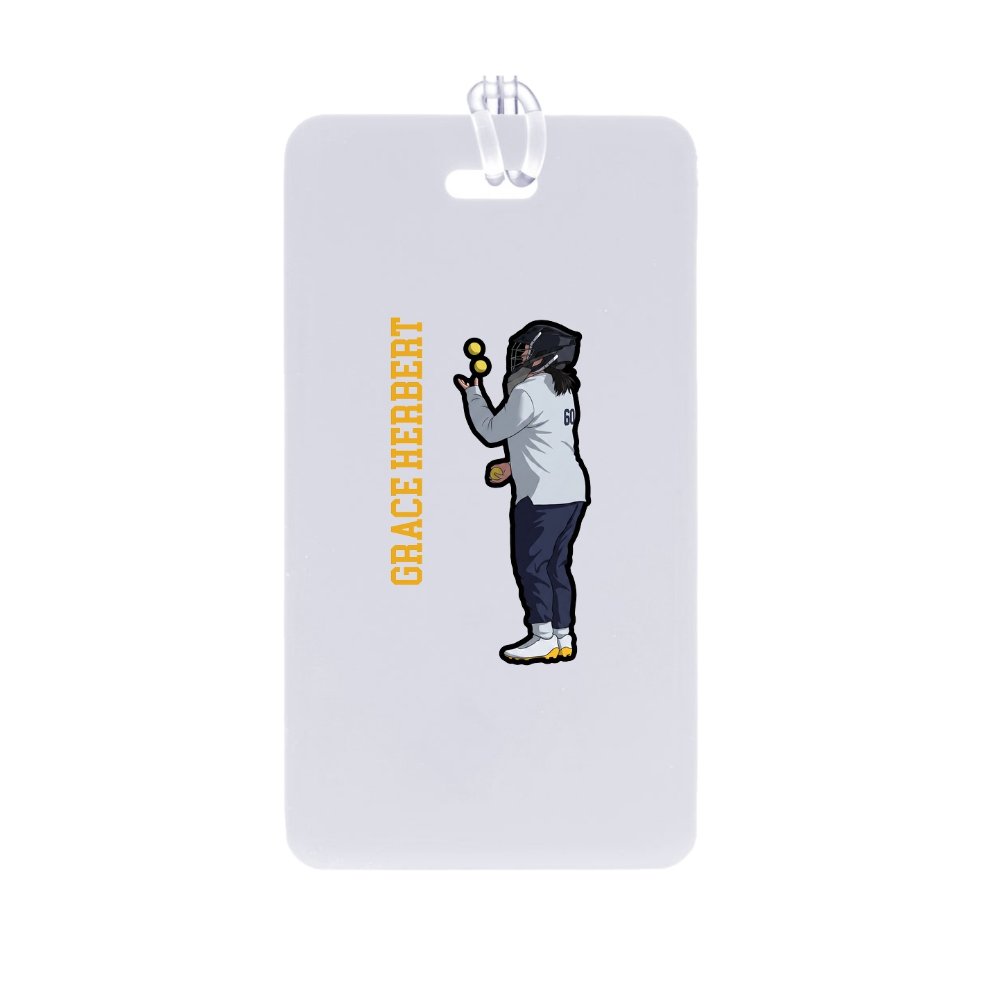 Bag Tag — Name Vertical in Classic