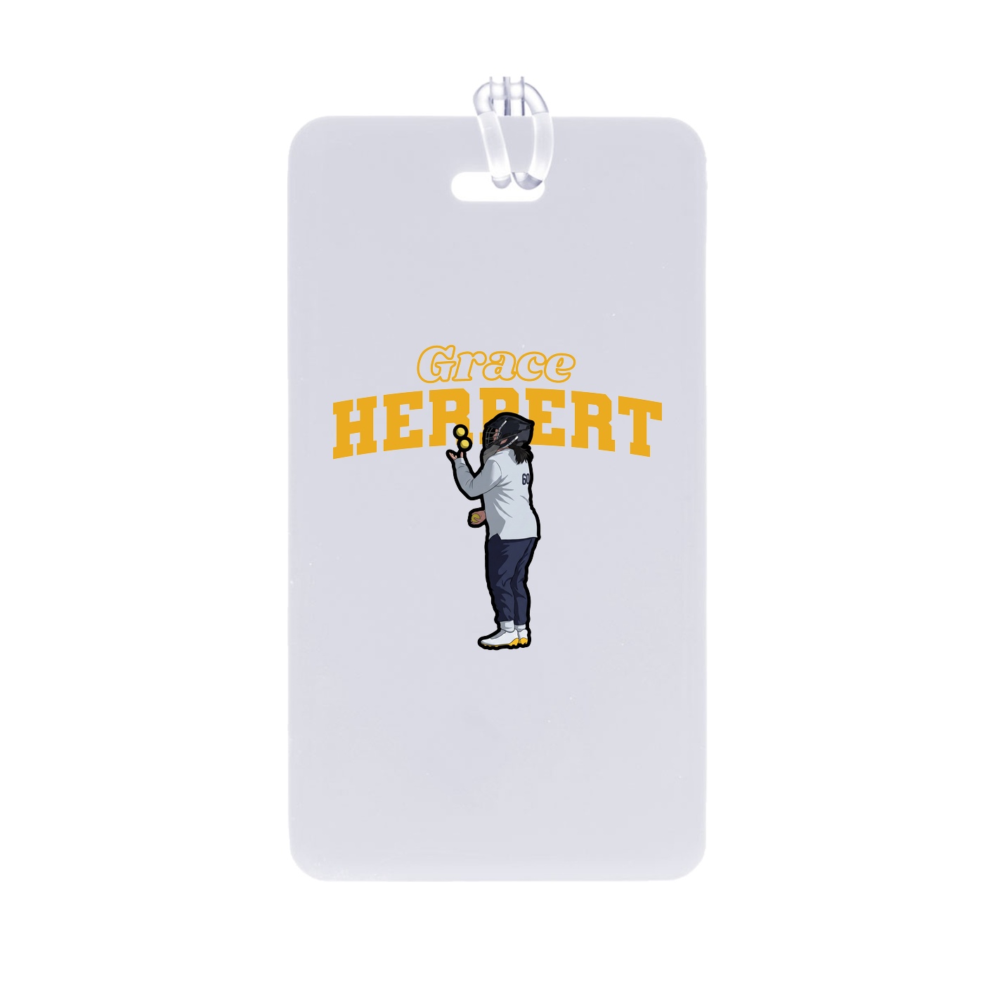Bag Tag — Name Arch in Classic