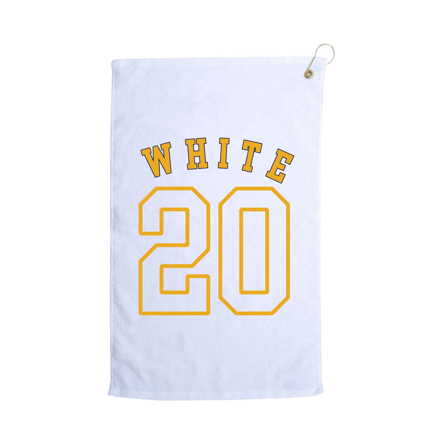 Golf Towel — Shirsey Arch in White