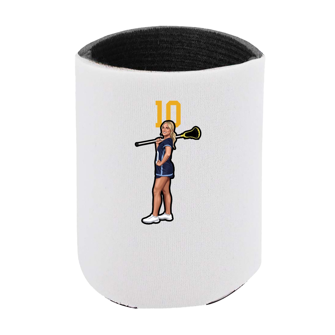 Can Holder — Number Top in White
