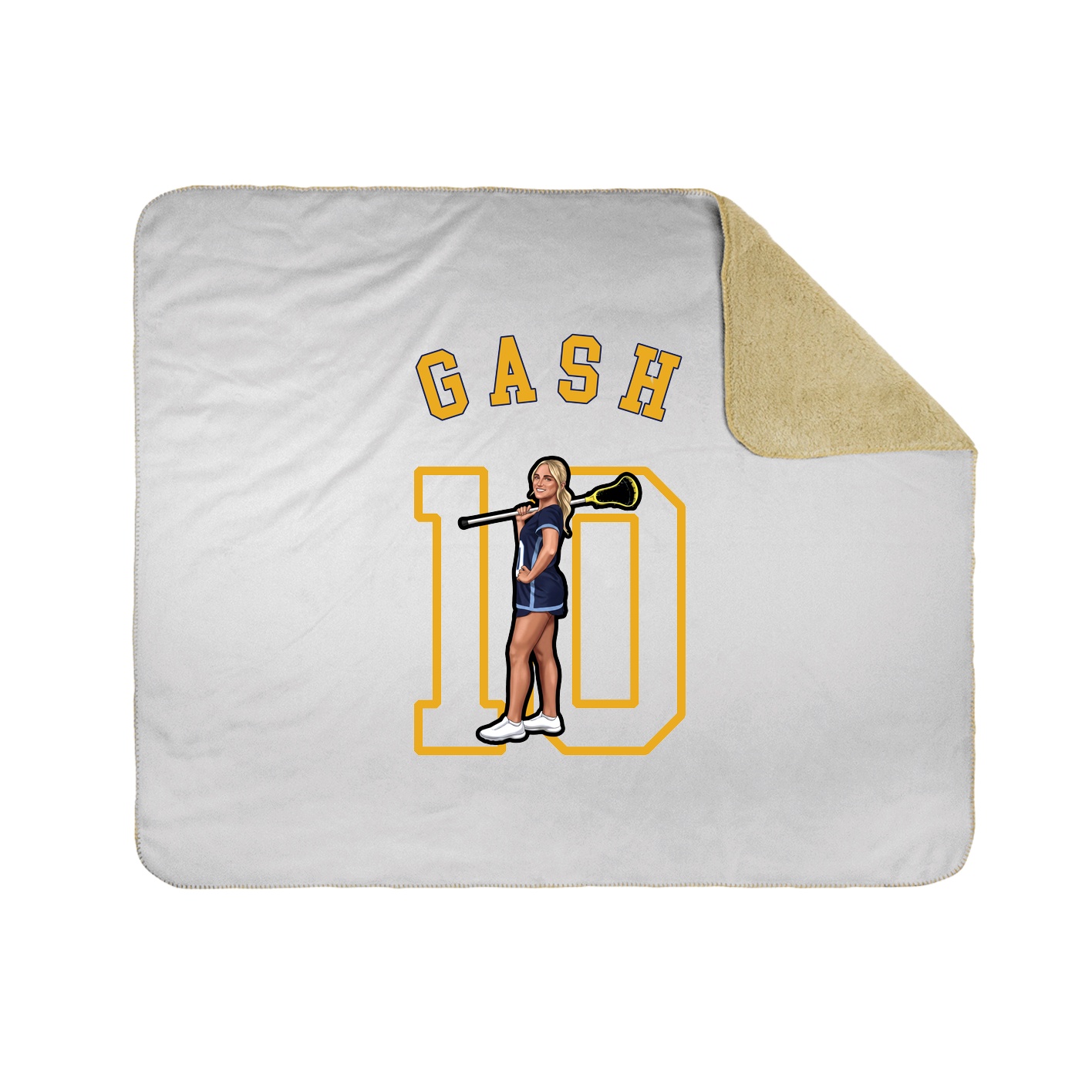 50x60 Sherpa Lined Throw Blanket