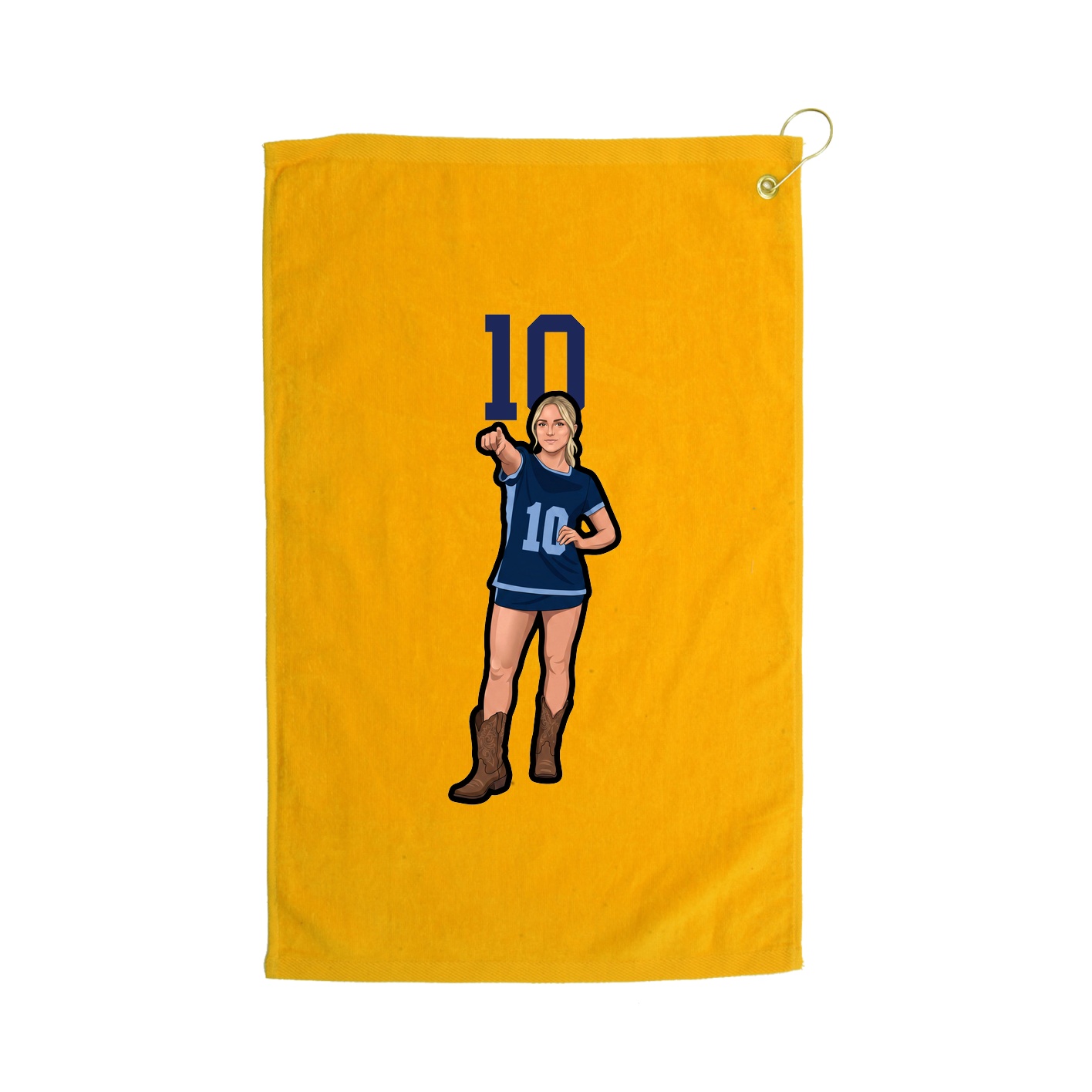 Terry Velour Golf Towel