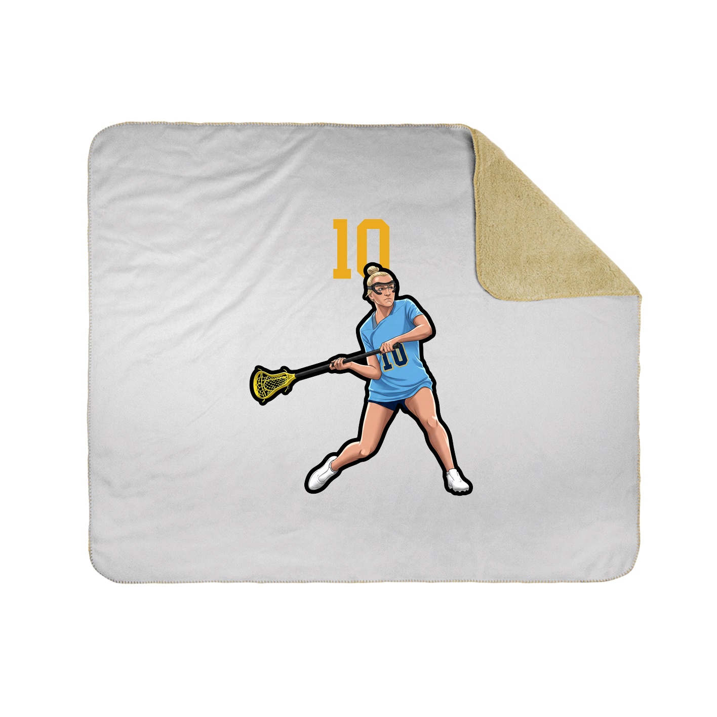 50x60 Sherpa Lined Throw Blanket