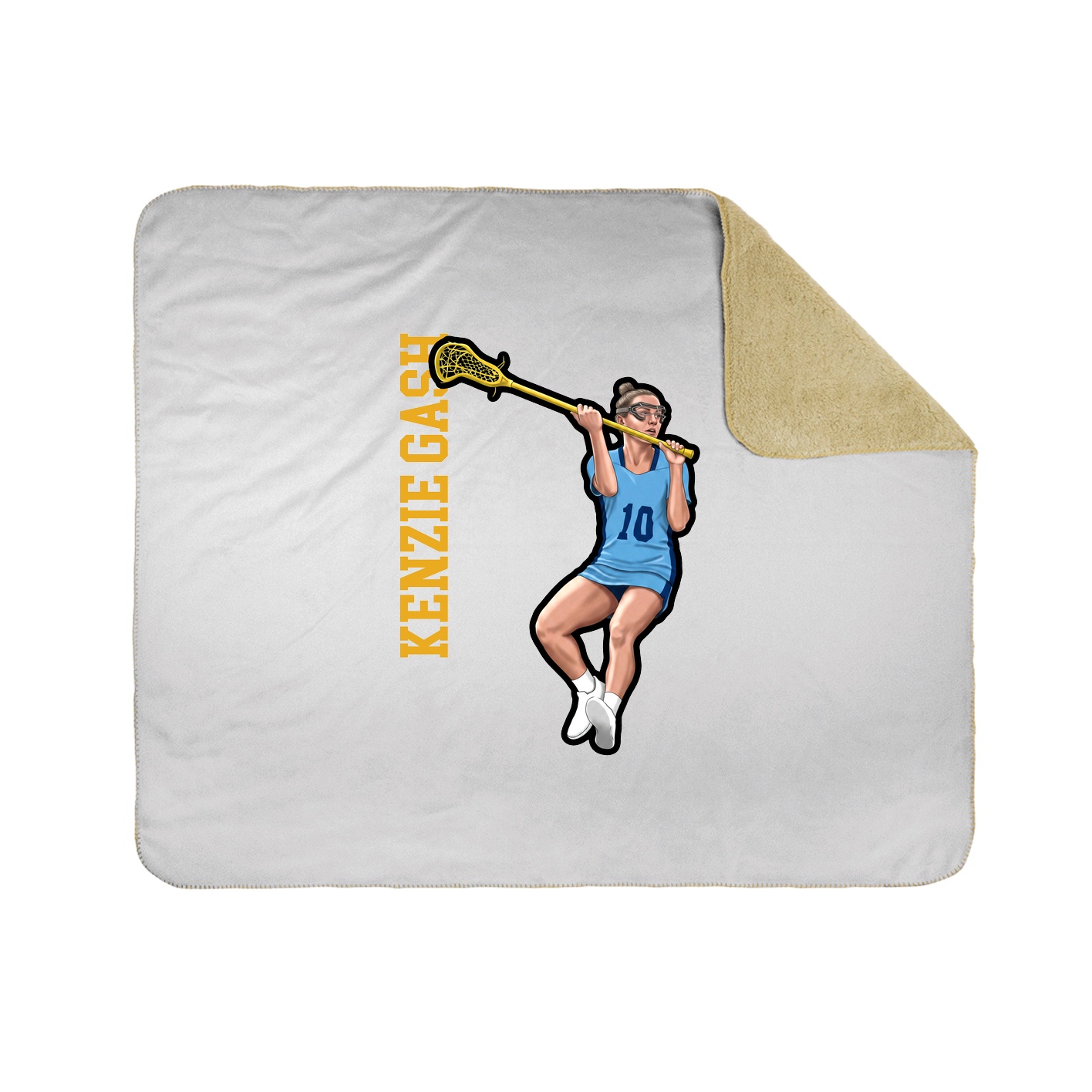 50x60 Sherpa Lined Throw Blanket