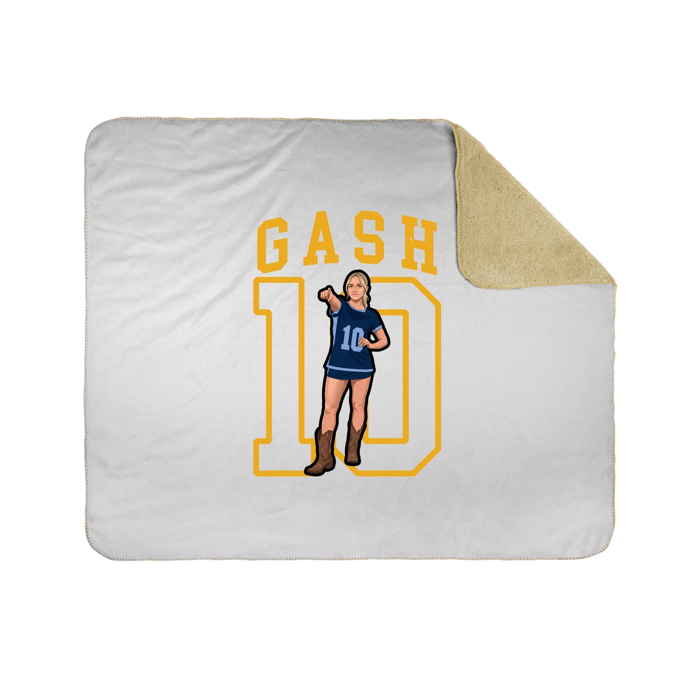 50x60 Sherpa Lined Throw Blanket