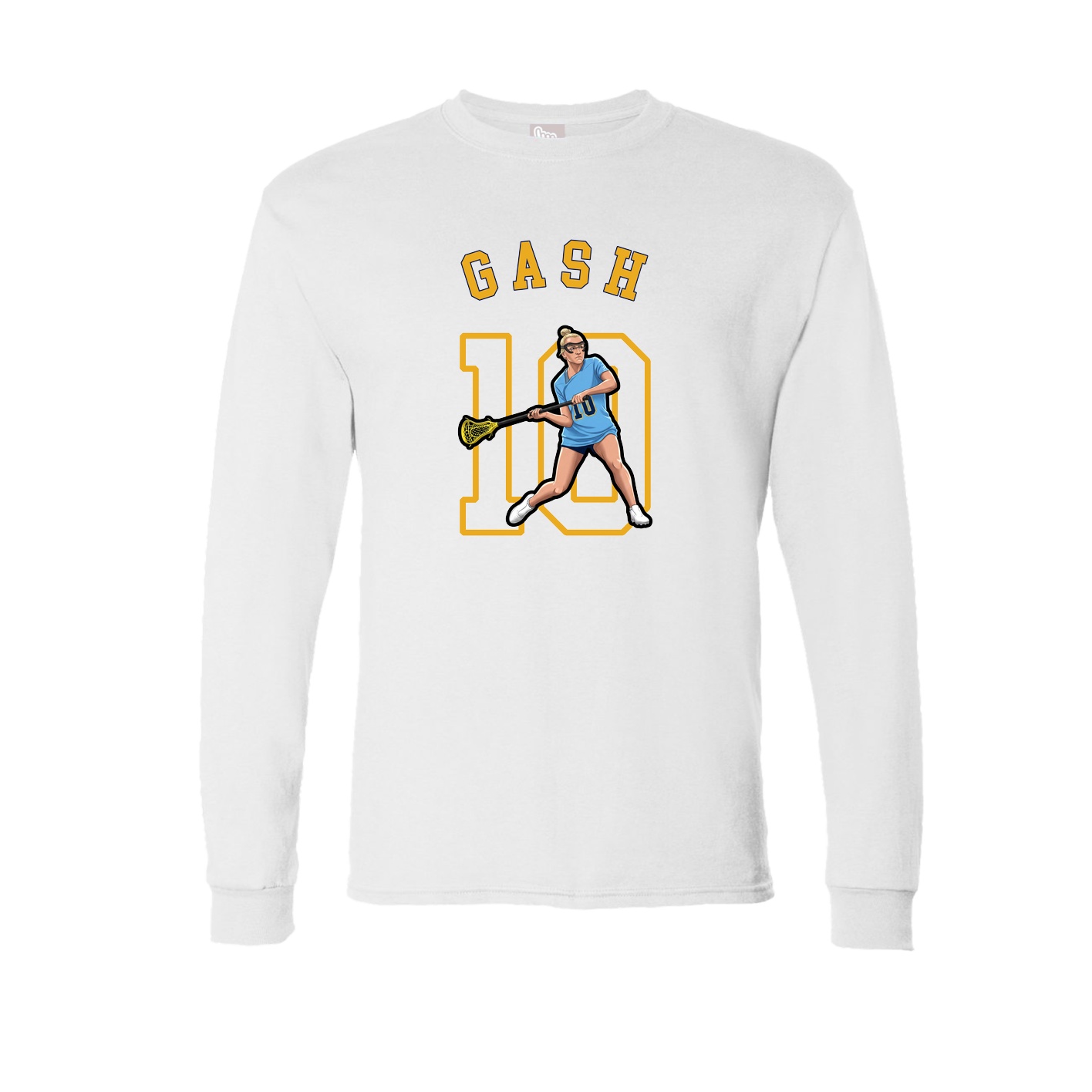 Long Sleeve Tee — Shirsey Arch in White