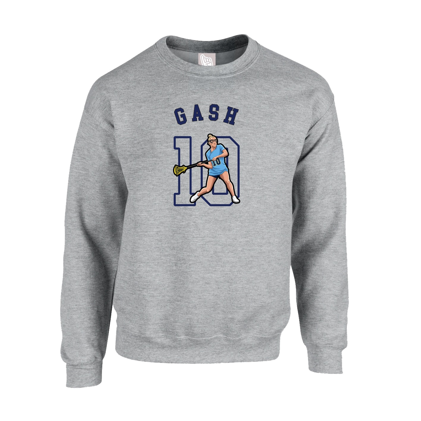 Fleece Crew — Shirsey Arch in Grey
