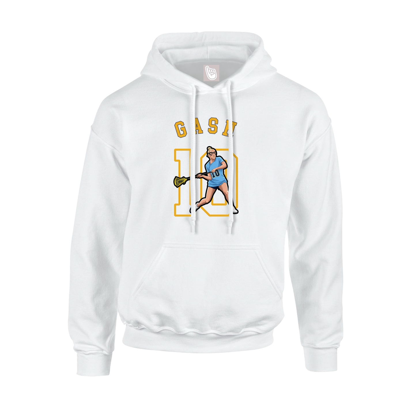 Youth Hoodie — Shirsey Arch in White