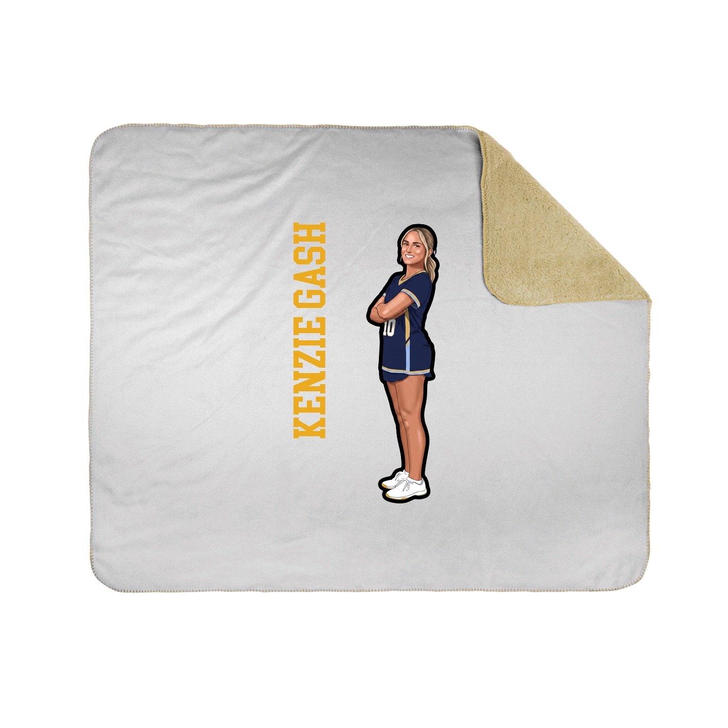 50x60 Sherpa Lined Throw Blanket