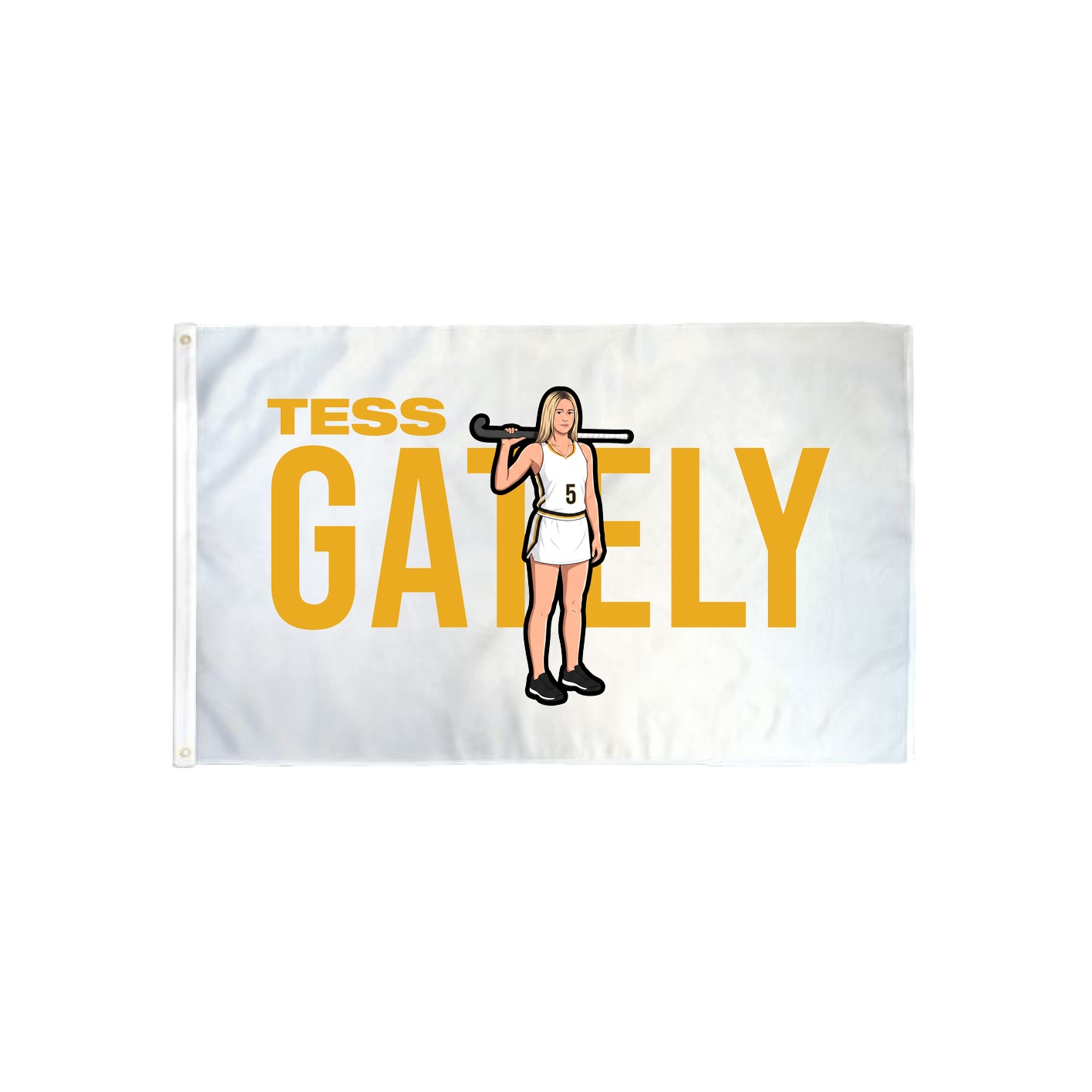 3x5 Flag — Player Name in Classic