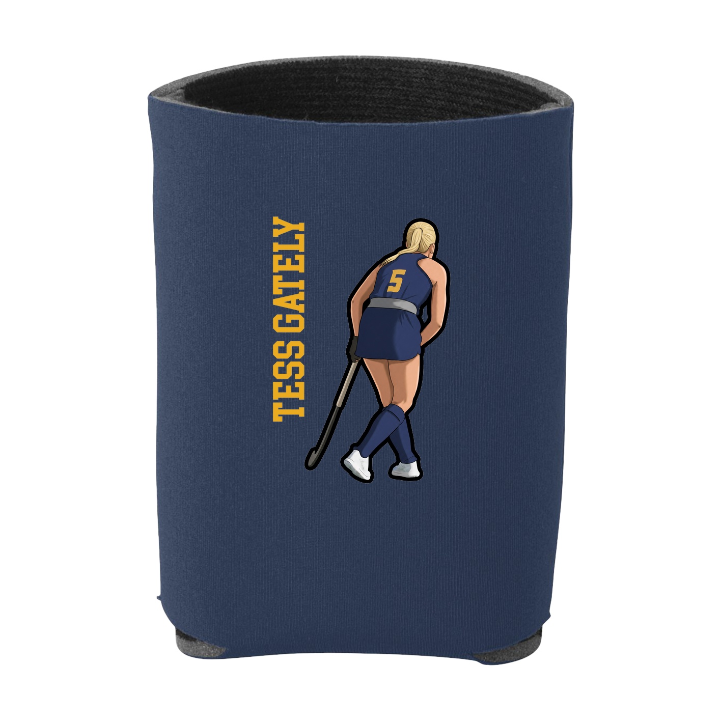 Can Holder — Name Vertical in Navy