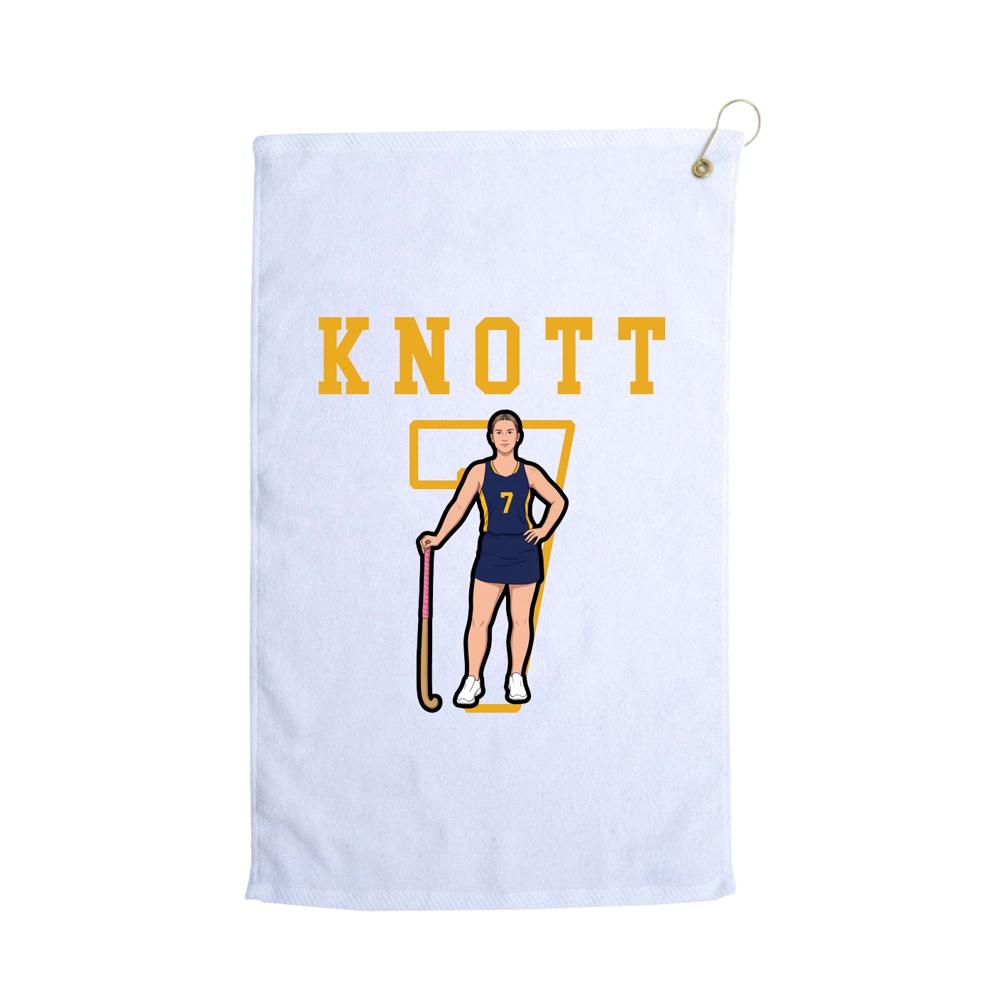Golf Towel — Shirsey in White