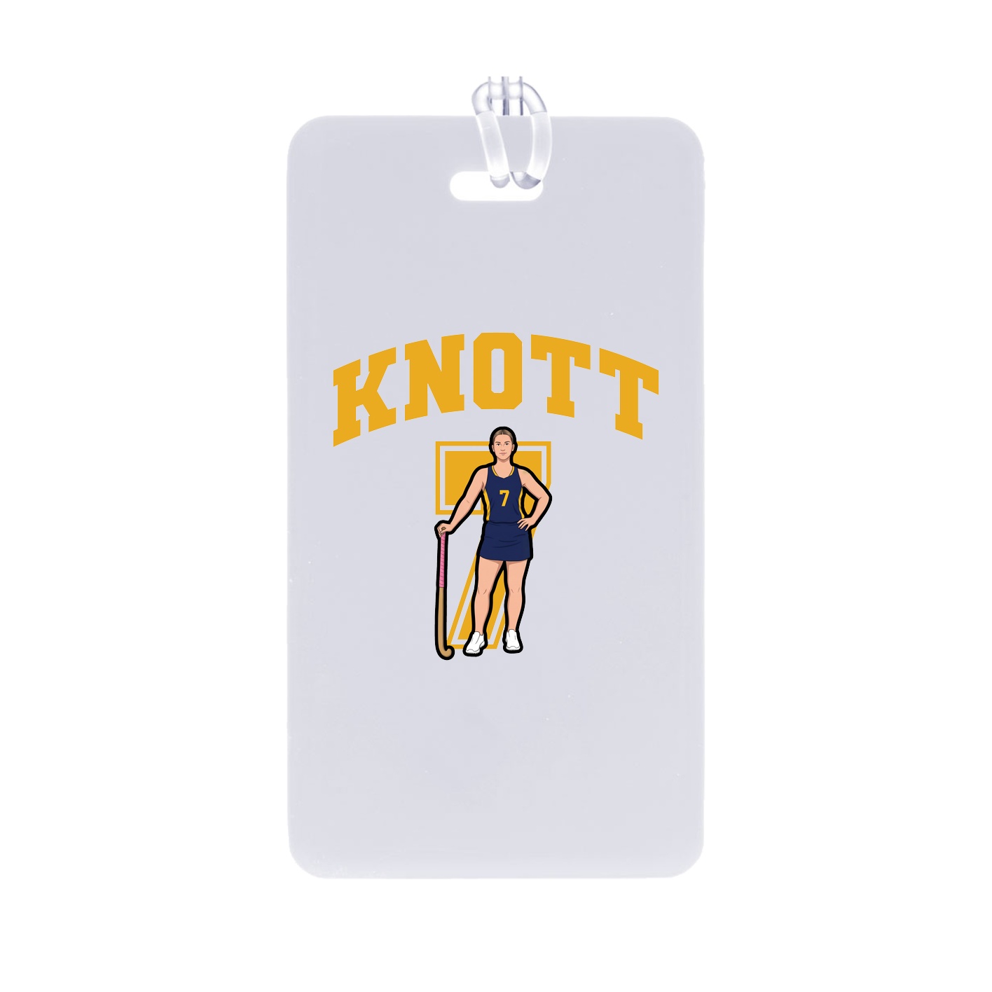 Bag Tag — Number in Classic