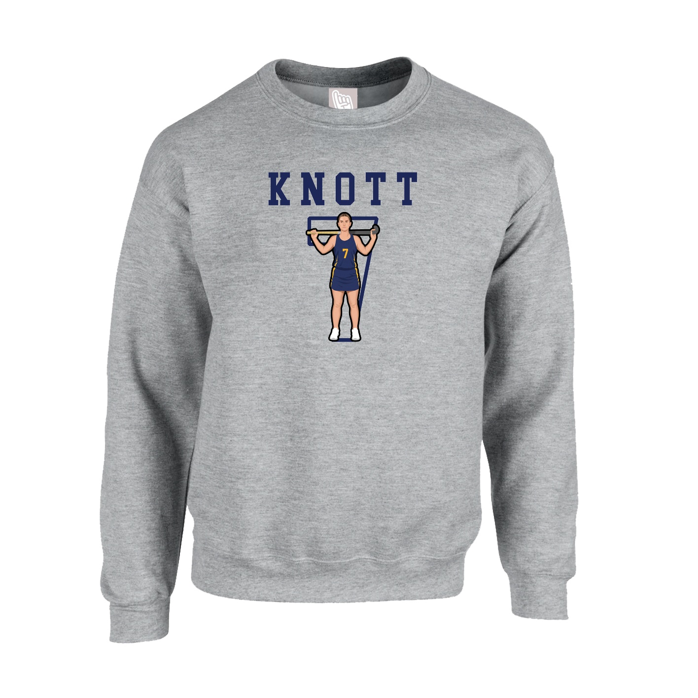 Fleece Crew — Shirsey in Grey