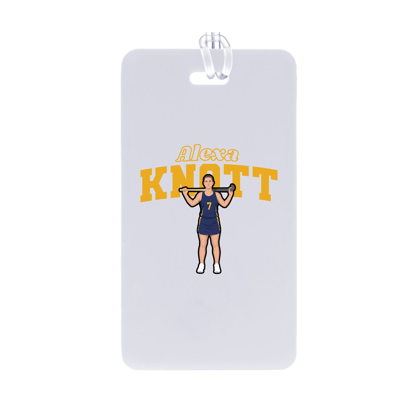 Bag Tag — Name Arch in Classic