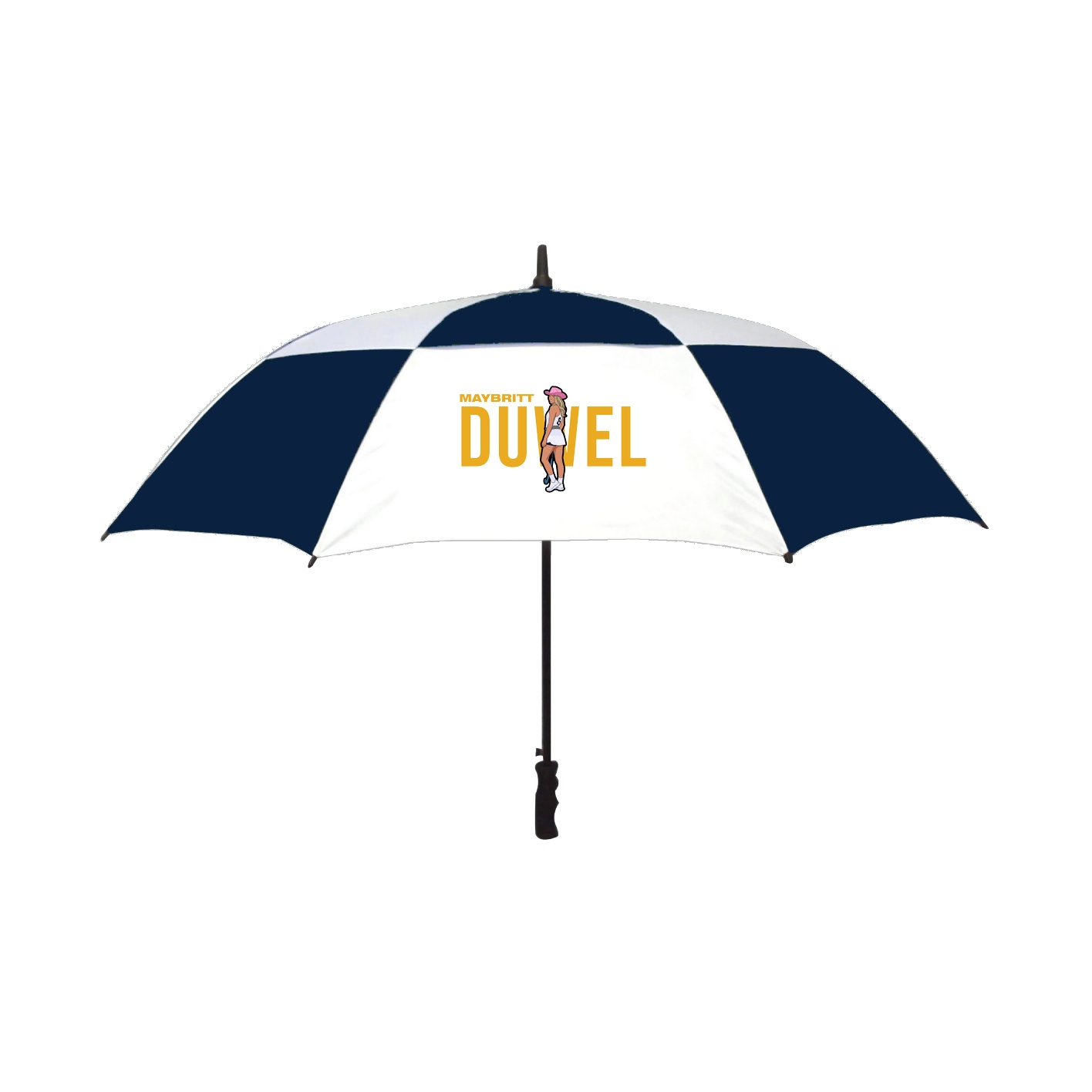 Golf Umbrella — Player Name in Navy