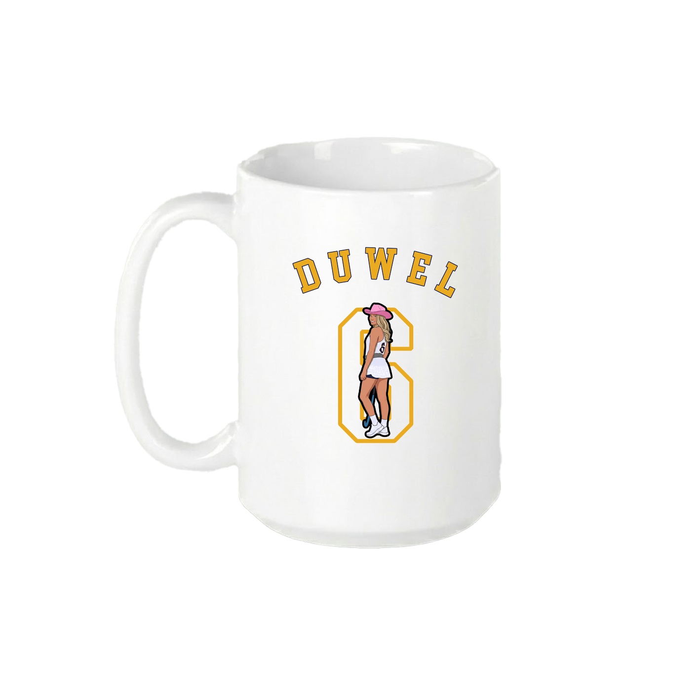 15oz Coffee Mug — Shirsey Arch in White