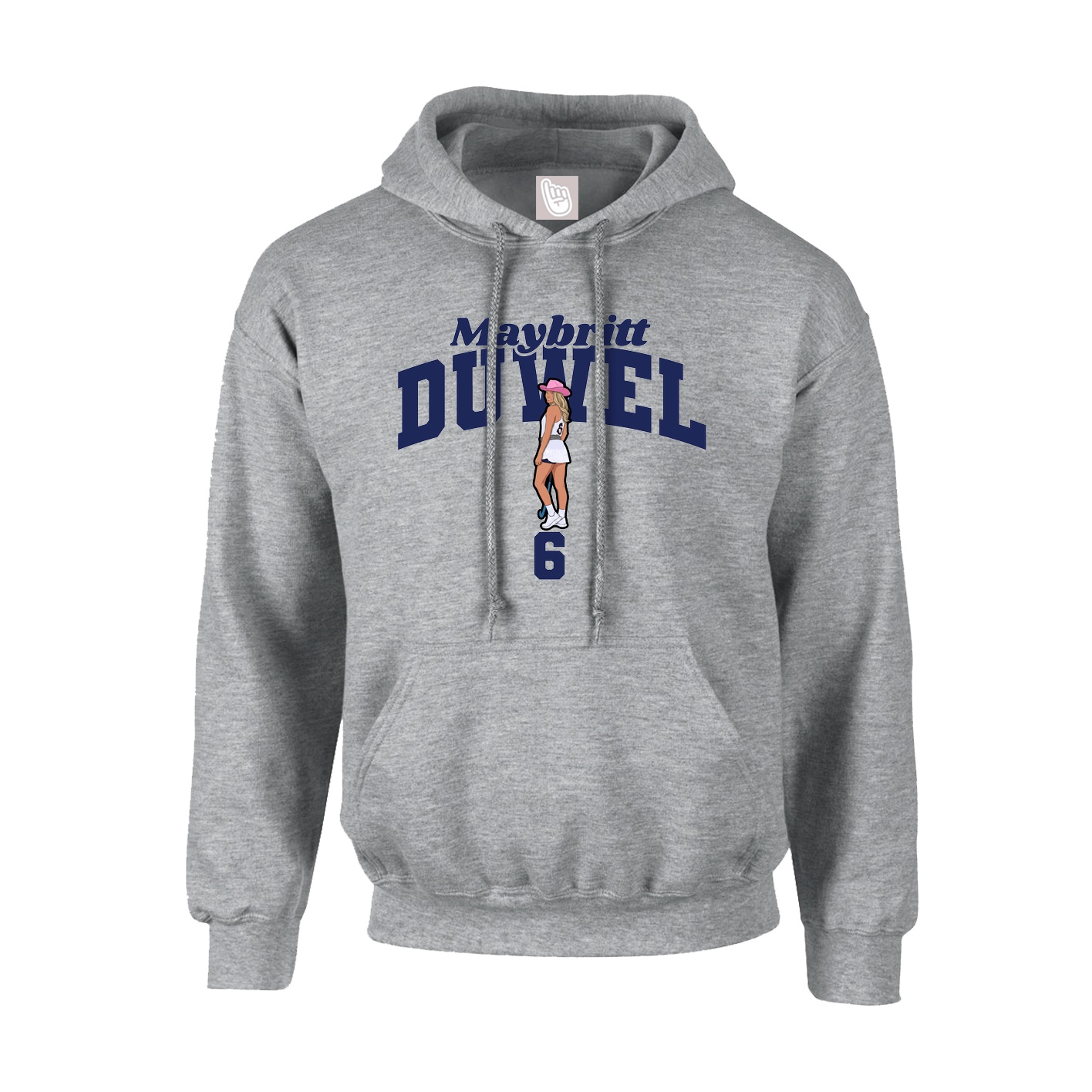 Hoodie — Signature Arch in Grey