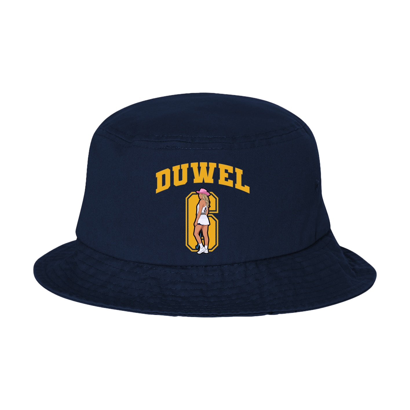 Bucket Cap — Number in Navy