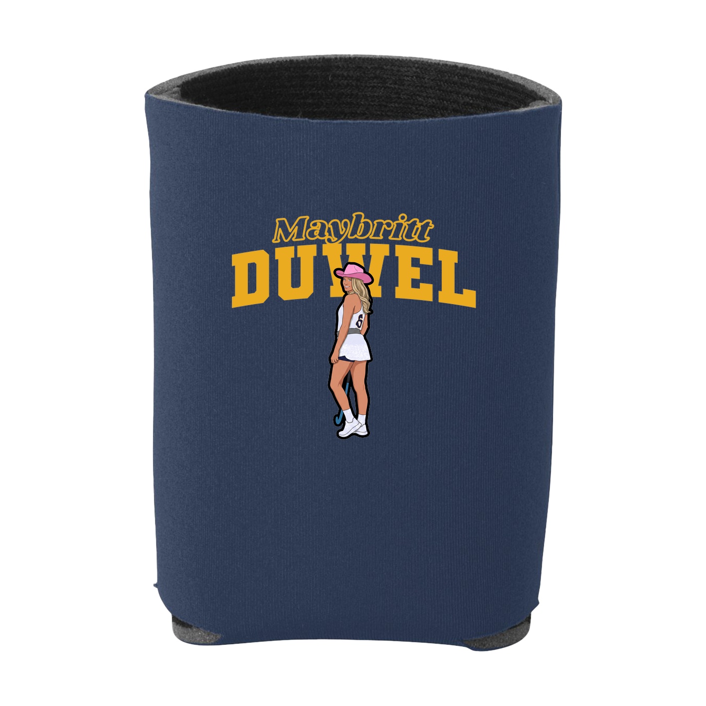 Can Holder — Name Arch in Navy