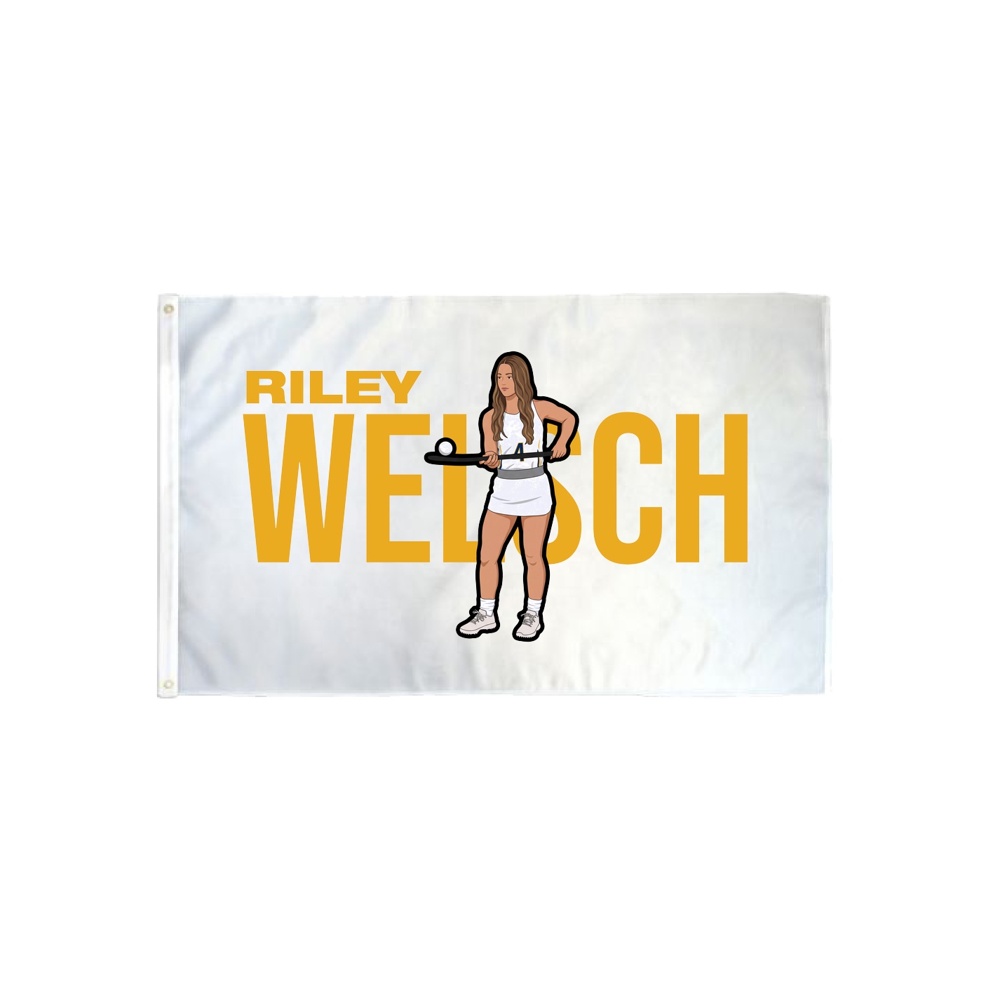 3x5 Flag — Player Name in Classic