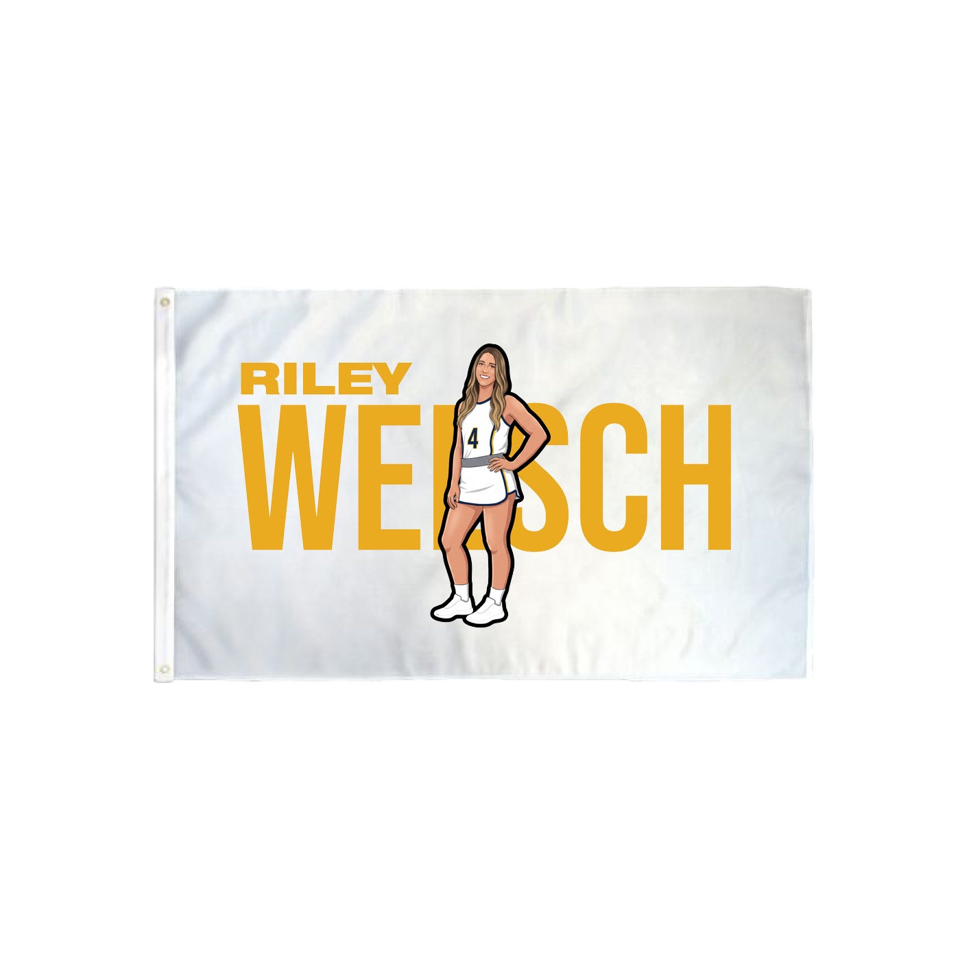 3x5 Flag — Player Name in Classic