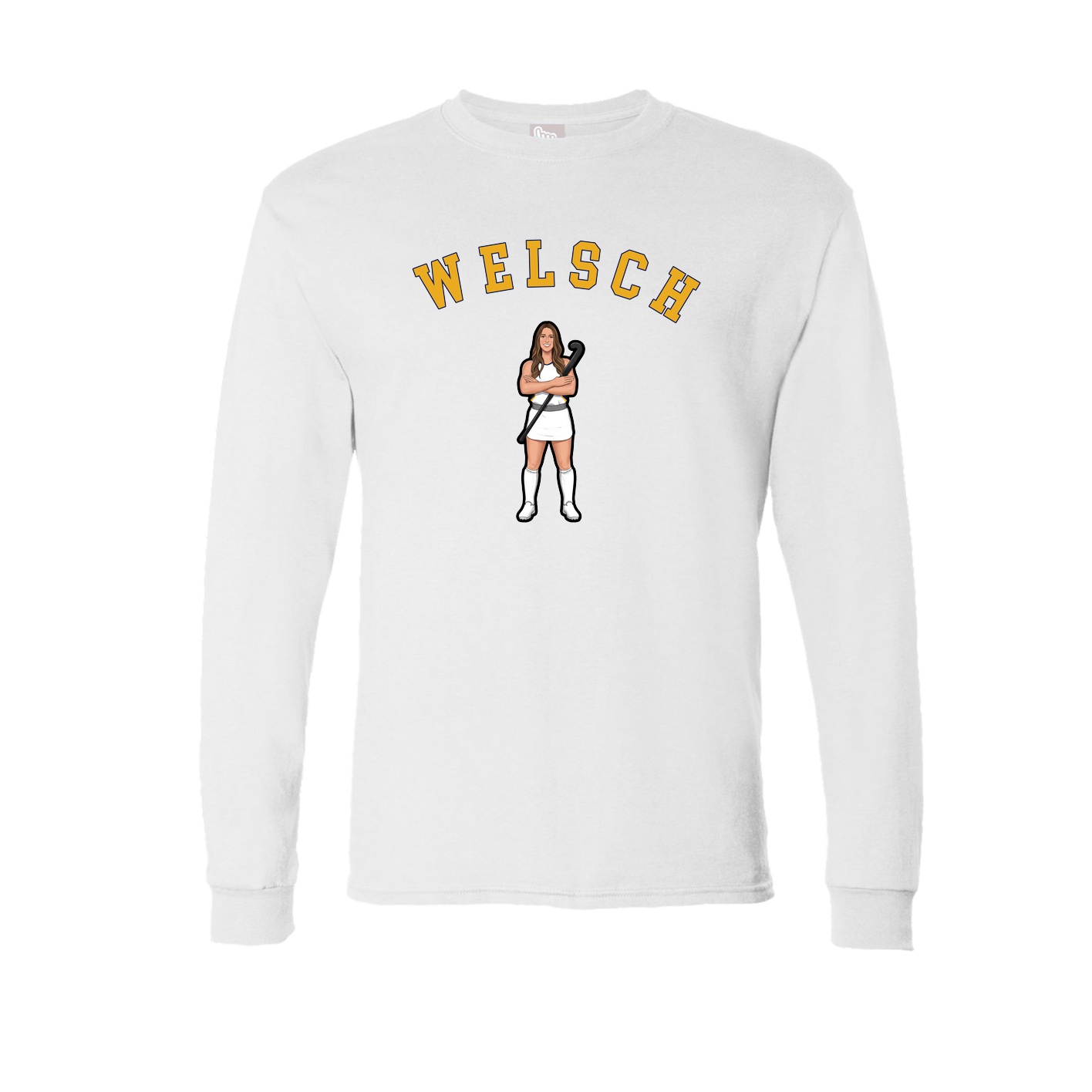 Long Sleeve Tee — Shirsey Arch in White