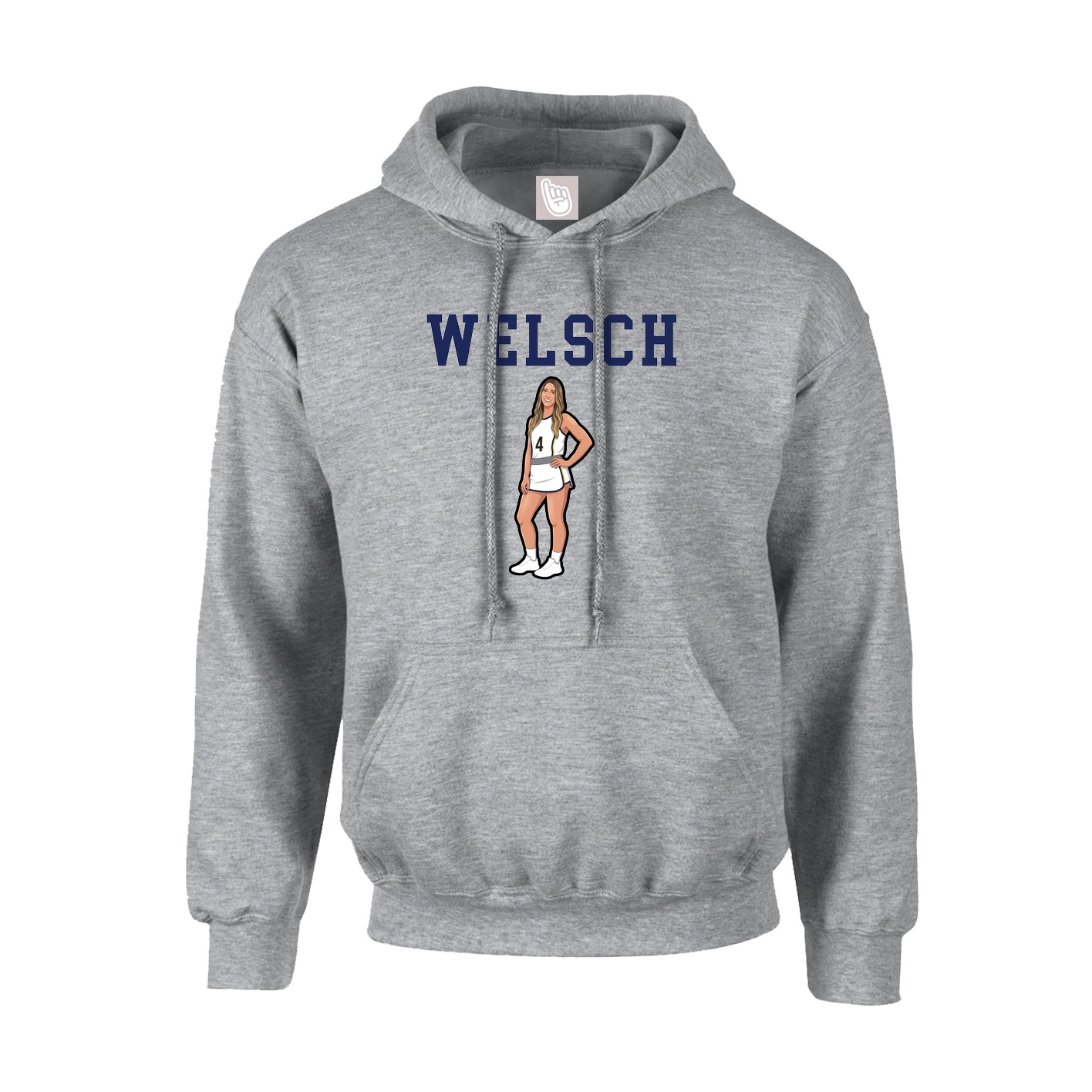Hoodie — Shirsey in Grey
