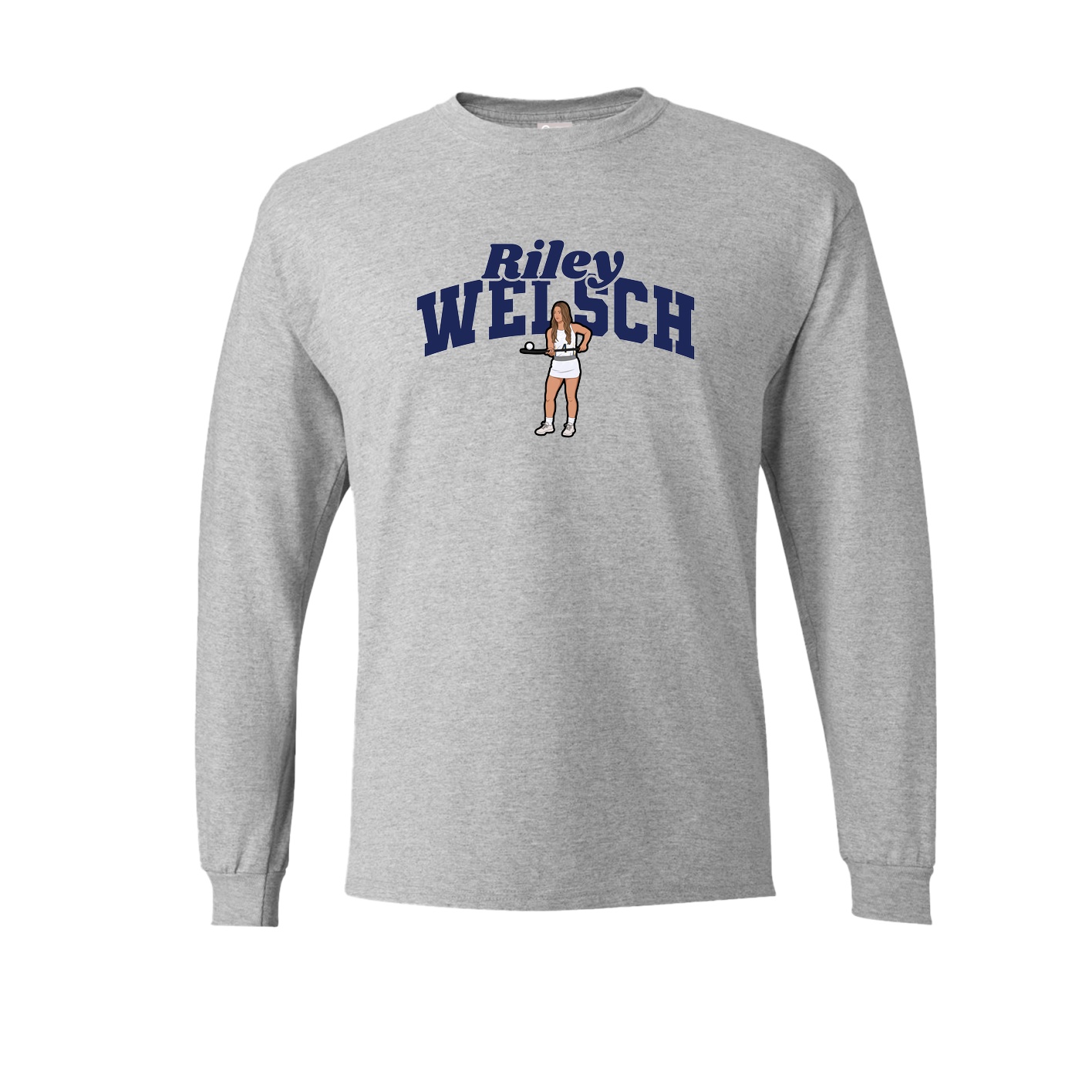 Long Sleeve Tee — Signature Arch in Grey