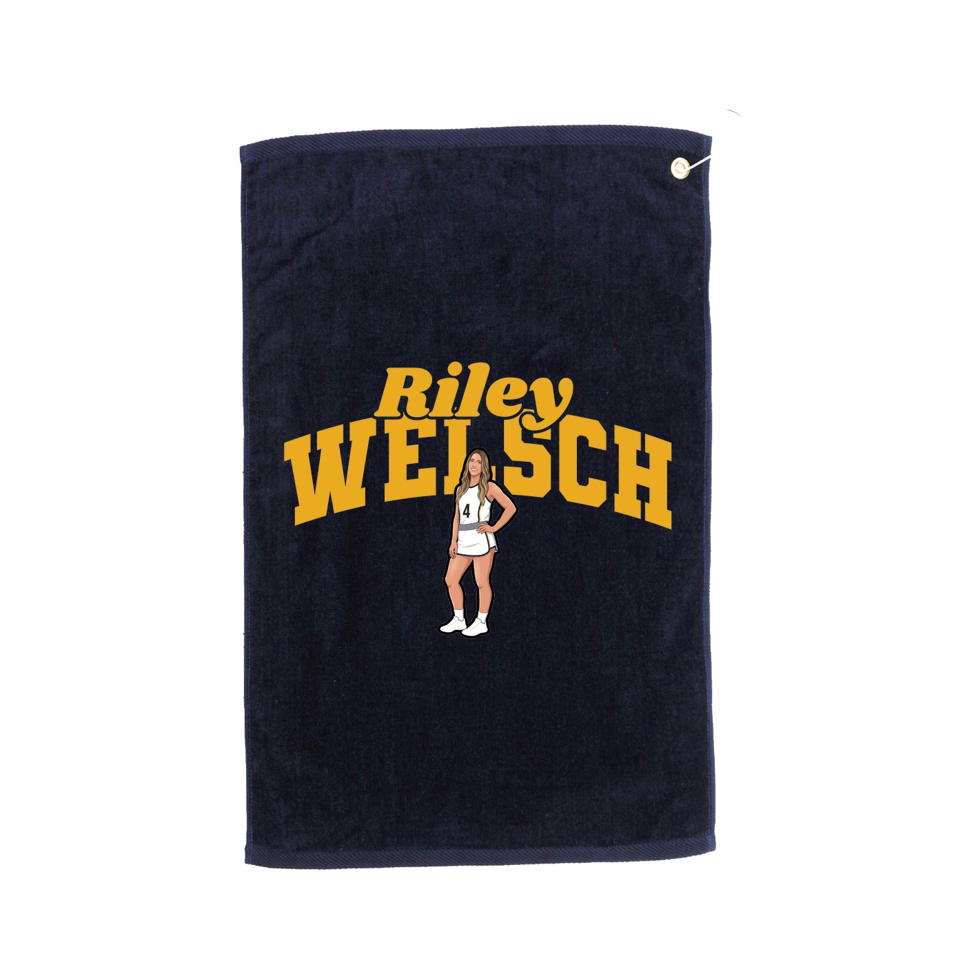 Golf Towel — Signature Arch in Navy